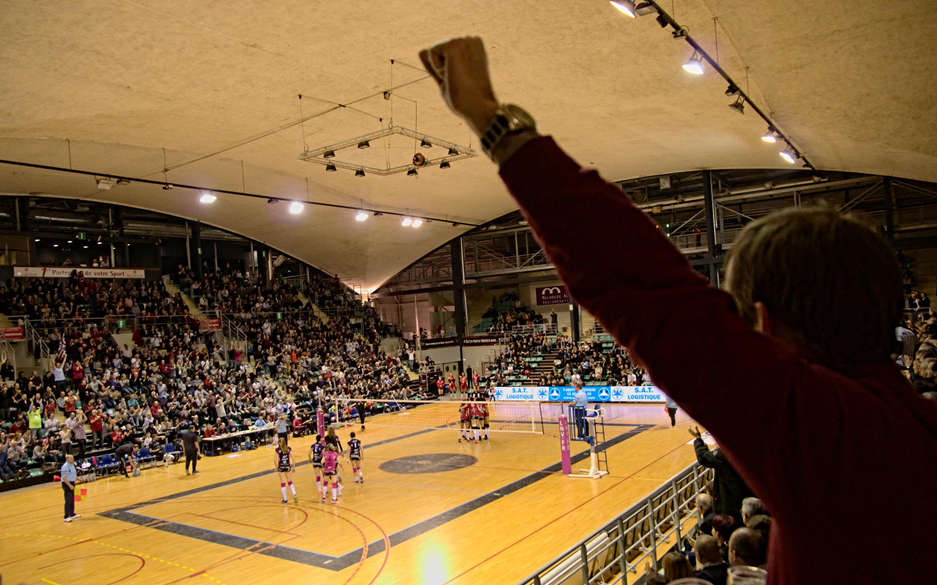 le volley-club de Bart a assisté à un match Pro à Mulhouse