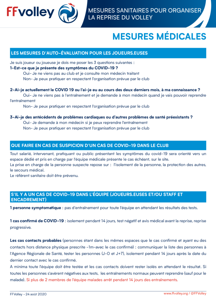 FFVVB - mesures medicales